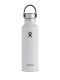 Hydro Flask 21 oz (621 ml) Standard Mouth isolierte Trinkflasche mit Stainless Steel Cap - White