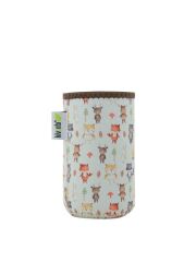 Kivanta Isolierh&uuml;lle 500 ml + Loop-Schal - Forest Animals