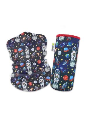 Kivanta Isolierhülle 750 ml + Loop-Schal - Space