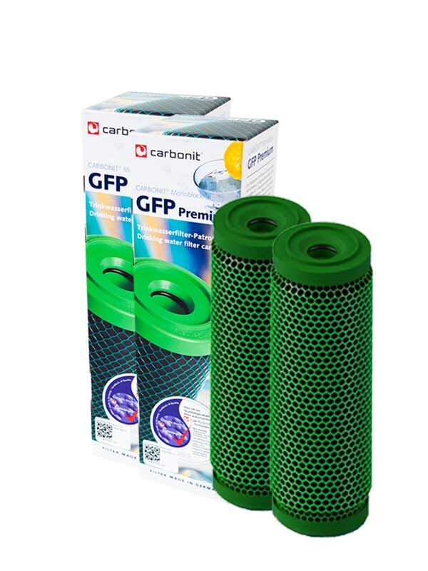 Carbonit - 2er Set Aktivkohle-Filterpatrone GFP Premium U-9