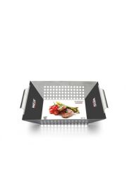 WEIS Grillkorb aus Edelstahl (gro&szlig;)