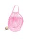 Rex London Einkaufsnetz aus Biobaumwolle GOTS - Baby pink