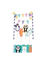 Rex London Tortenaufsatz Girlande - Party Animals