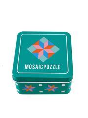 Rex London Holzpuzzle in Metalldose - Mosaik Puzzle