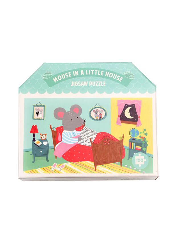 Rex London Puzzle Mouse in a House -  100 Teile