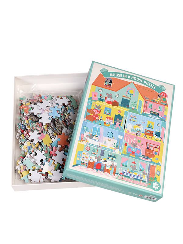 Rex London Puzzle Mouse in a House -  300 Teile