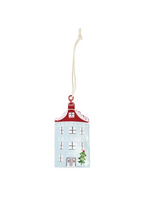 Rex London „Christmas House“ Ornament aus Metall