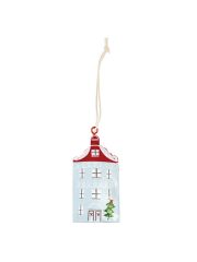 Rex London &bdquo;Christmas House&ldquo; Ornament aus Metall