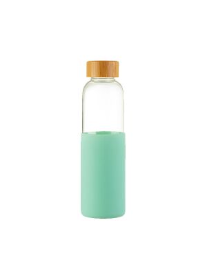 Sass & Belle Glasflasche mit Bambusdeckel / 550 ml