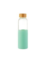 Sass & Belle Glasflasche mit Bambusdeckel / 550 ml